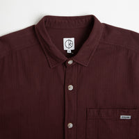 Polar Mitchell Herringbone Shirt - Wine thumbnail