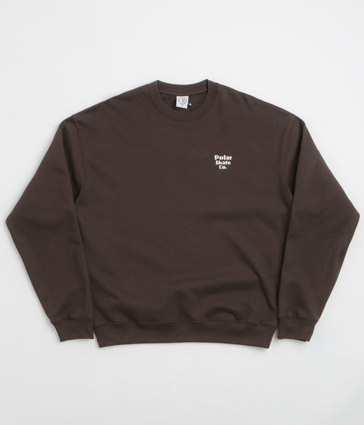 Polar New Sport Dave Crewneck Sweatshirt - Chocolate | flatspot