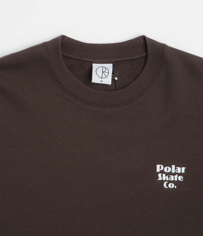 Polar New Sport Dave Crewneck Sweatshirt - Chocolate