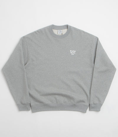 Polar New Sport Dave Crewneck Sweatshirt - Heather Grey