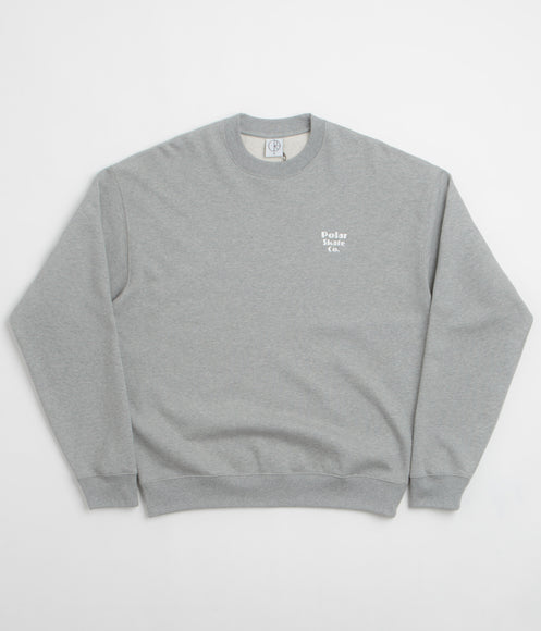 Polar New Sport Dave Crewneck Sweatshirt - Heather Grey