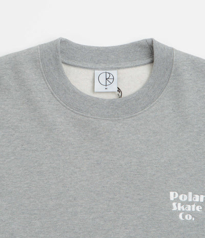 Polar New Sport Dave Crewneck Sweatshirt - Heather Grey