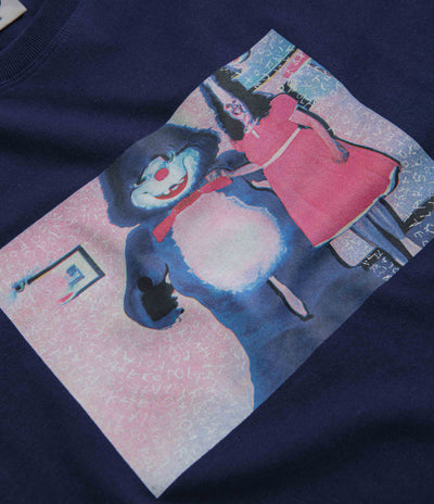 Polar Pink Dress T-Shirt - Dark Blue