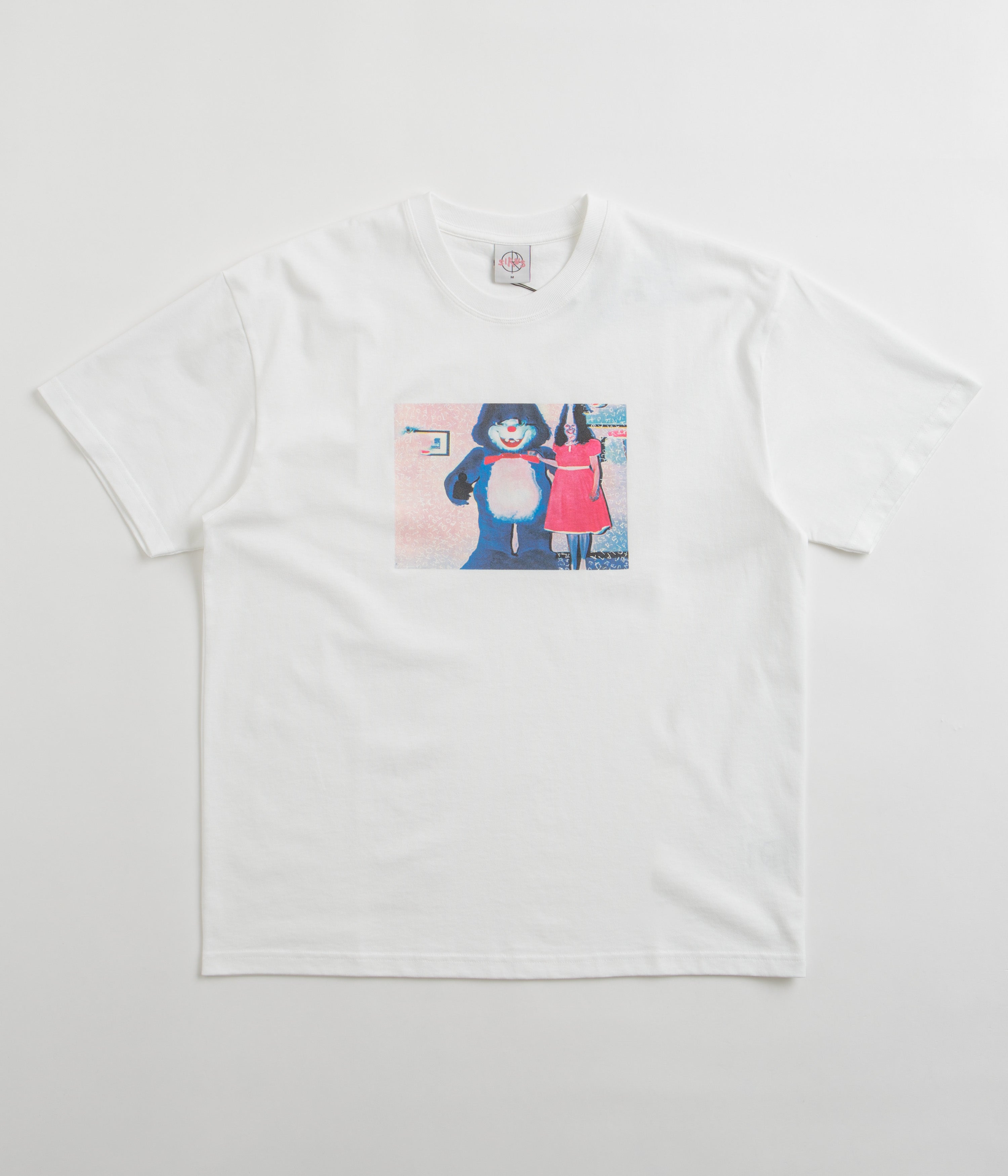 Polar Pink Dress T-Shirt - White