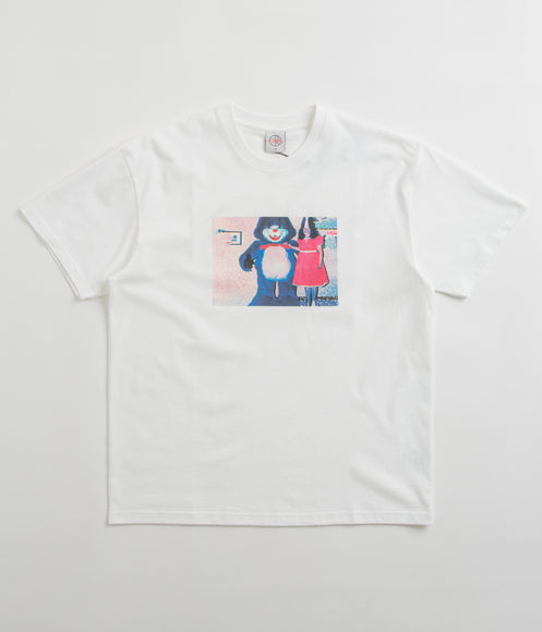 Polar Pink Dress T-Shirt - White