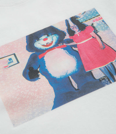 Polar Pink Dress T-Shirt - White