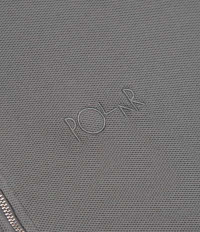 Polar Pique Half Zip Shirt - Grey