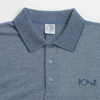 Polar Pique Surf Polo Shirt in Heather Blue thumbnail