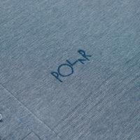 Polar Pique Surf Polo Shirt in Heather Blue thumbnail