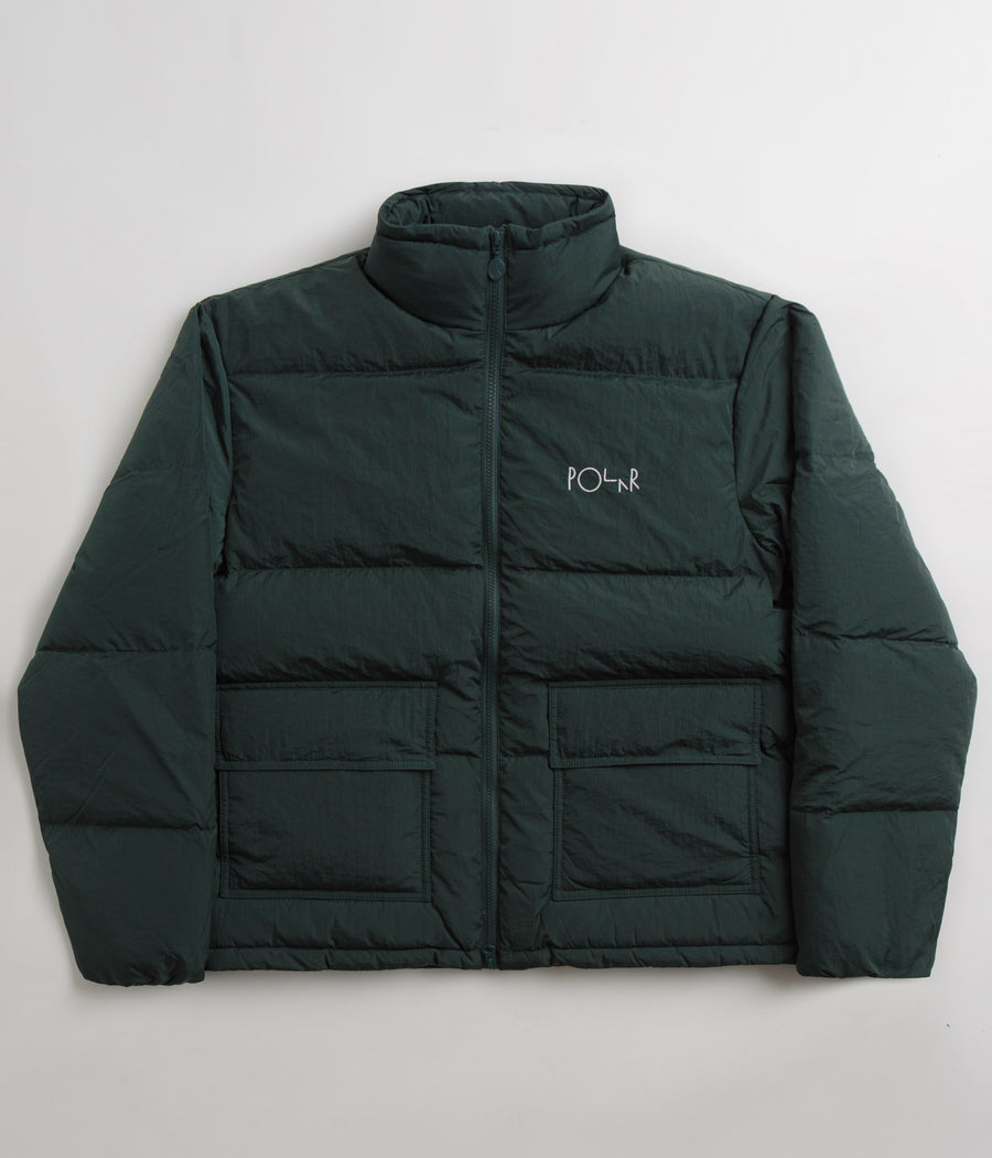 Polar Pocket Puffer Jacket - Dark Teal
