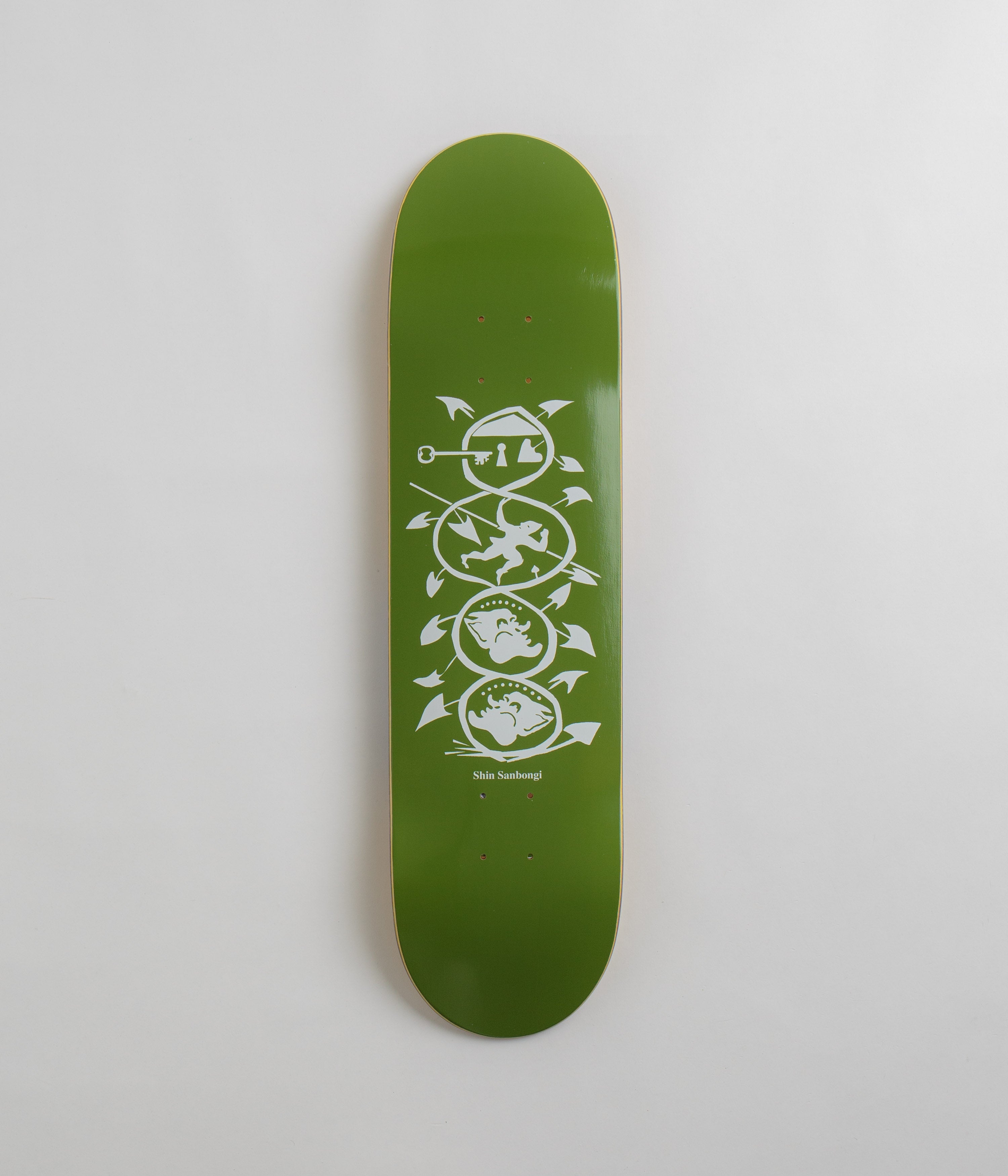 Polar Shin Sanbongi The Spiral of Life Deck - Olive - 8.125"