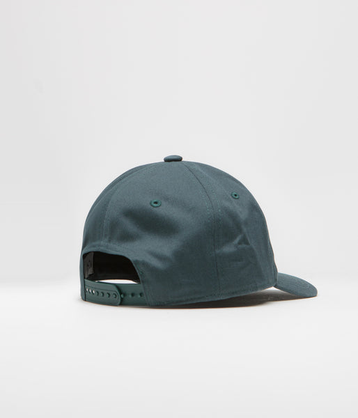 【POLAR SKATE CO】 STRETCH LOGO TWILL JAKE CAP [DARK TEAL] Polar Stretch Logo Twill Jake Cap - Dark Teal | Flatspot