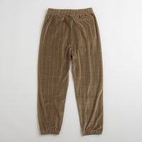 Polar Stripe Velour Sweatpants in Beech thumbnail