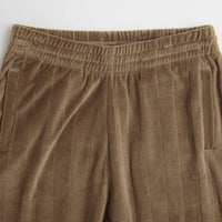 Polar Stripe Velour Sweatpants in Beech thumbnail