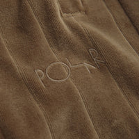 Polar Stripe Velour Sweatpants in Beech thumbnail