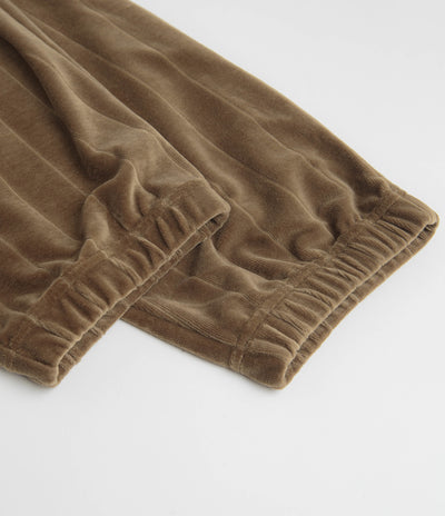 Polar Stripe Velour Sweatpants - Beech