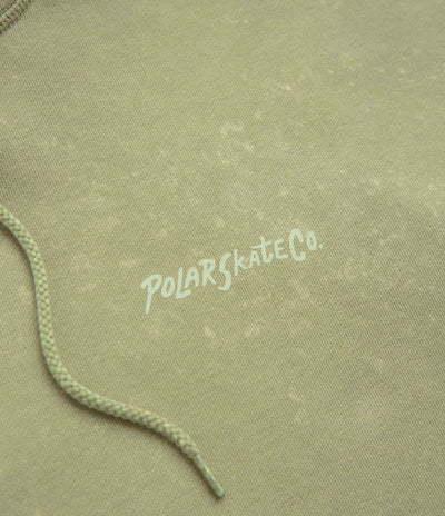 Polar Surf Logo Acid Frank Hoodie - Light Green