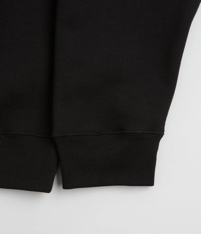 Polar Surf Logo Dave Hoodie in Black