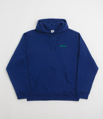 Polar Surf Logo Dave Hoodie in Deep Royal Blue