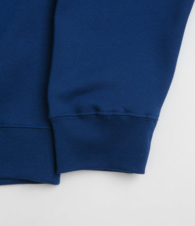 Polar Surf Logo Dave Hoodie in Deep Royal Blue