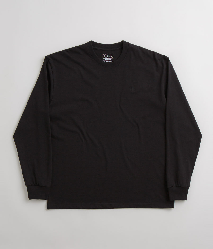 Polar Team Long Sleeve T-Shirt - Black / Black