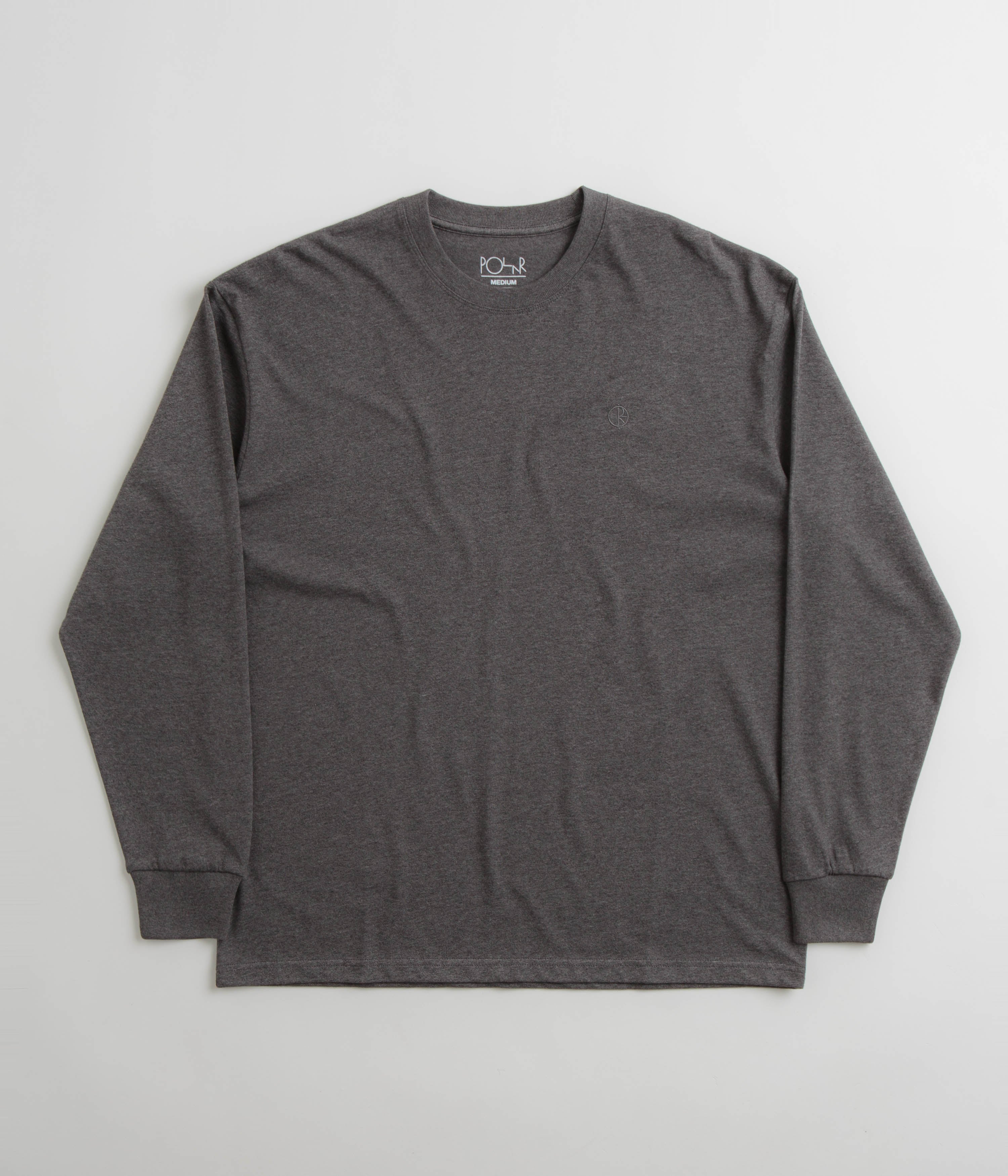 Polar Team Long Sleeve T-Shirt - Dark Grey Melange