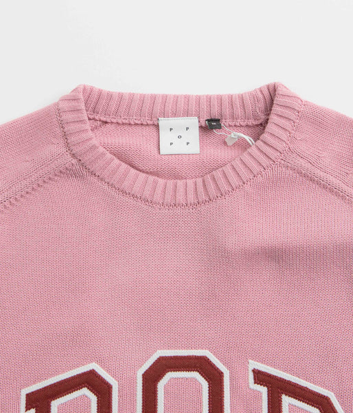 Pop Trading Company Arch Knitted Crewneck Sweatshirt - Mesa