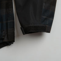 Pop Trading Company Big Pocket Hooded Jacket - Black / Navy Check thumbnail