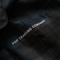 Pop Trading Company Big Pocket Hooded Jacket - Black / Navy Check thumbnail