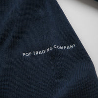 Pop Trading Company Captain Knitted Crewneck Sweatshirt - Navy thumbnail