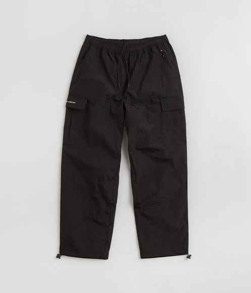 Pop Trading Company Cargo Track Pants - Black