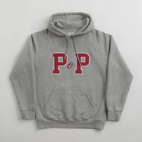Pop Trading Company College P Hoodie in Grey Heather thumbnail
