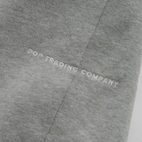 Pop Trading Company College P Hoodie in Grey Heather thumbnail