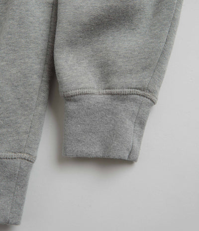 Pop Trading Company College P Hoodie in Grey Heather