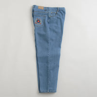 Pop Trading Company Crest Denim DRS Pants - Stonewash thumbnail