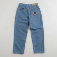 Pop Trading Company Crest Denim DRS Pants - Stonewash thumbnail