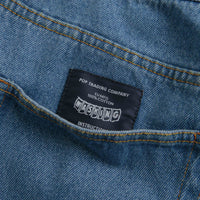 Pop Trading Company Crest Denim DRS Pants - Stonewash thumbnail