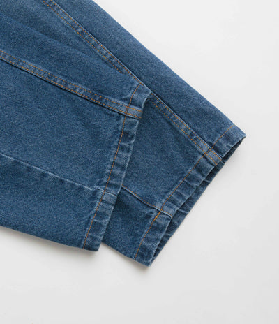 Pop Trading Company DRS Denim Seam Pants in Washed Denim
