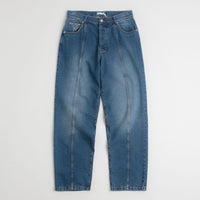 Pop Trading Company DRS Denim Seam Pants in Washed Denim thumbnail