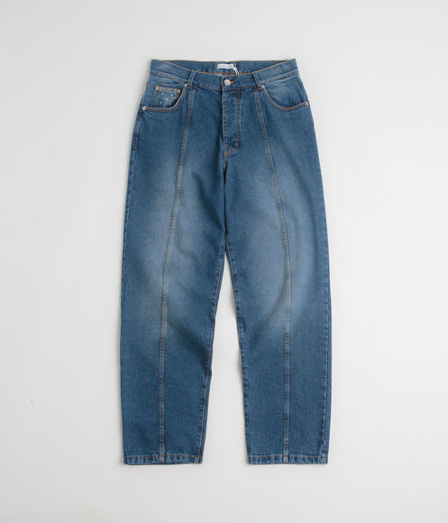 Pop Trading Company DRS Denim Seam Pants - Washed Denim