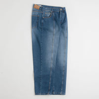 Pop Trading Company DRS Denim Seam Pants in Washed Denim thumbnail