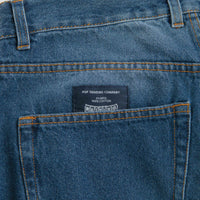 Pop Trading Company DRS Denim Seam Pants in Washed Denim thumbnail