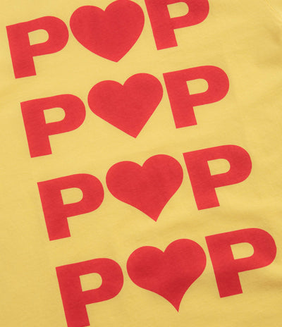 Pop Trading Company Hearts T-Shirt - Snapdragon