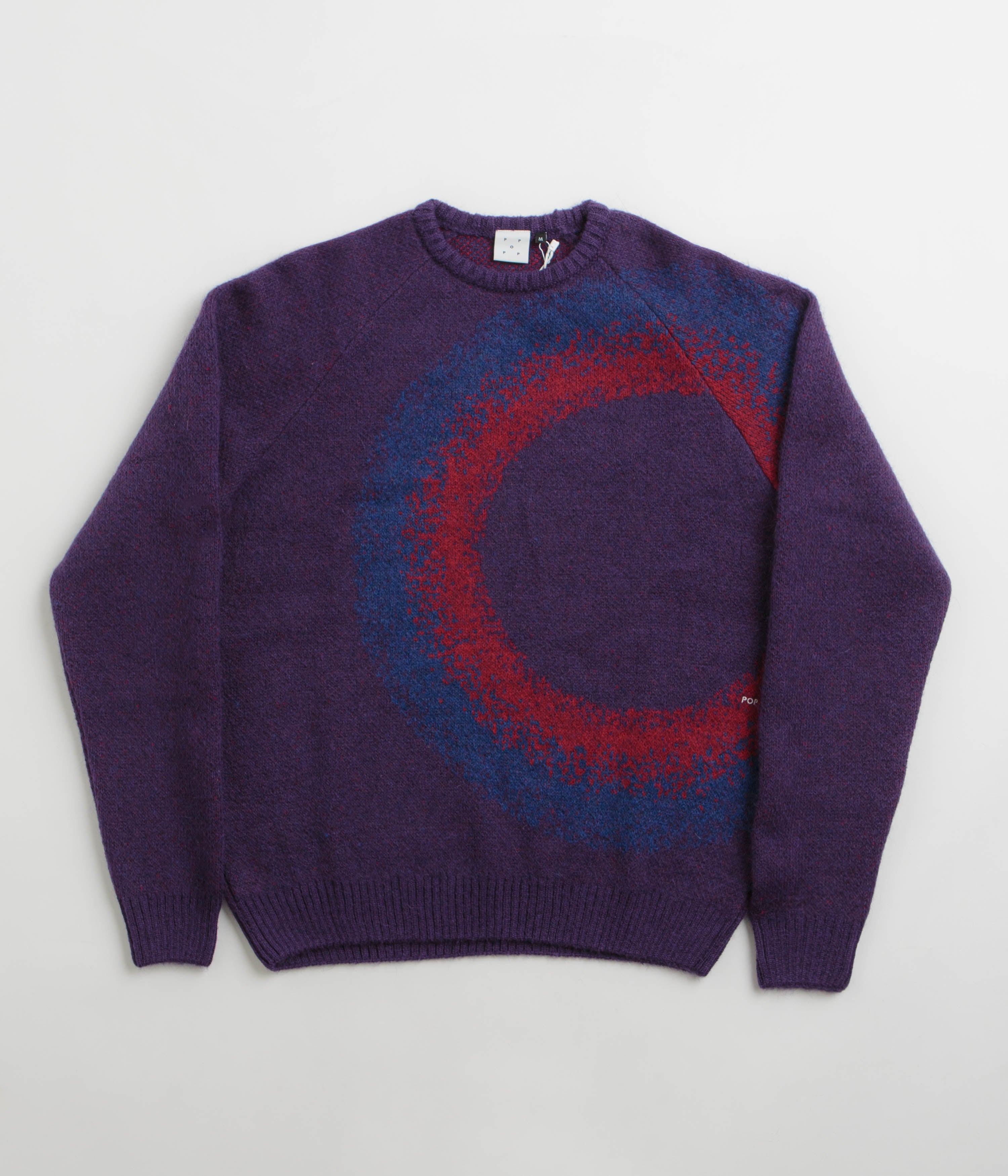Pop Trading Company O Knitted Crewneck Sweatshirt - Mysterioso