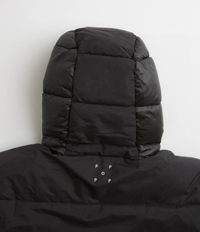 Pop Trading Company Puffer Jacket - Black