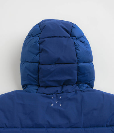 Pop Trading Company Puffer Jacket - Sodalite Blue