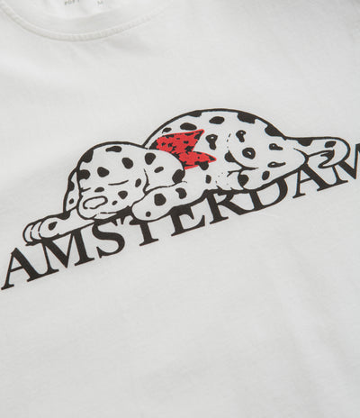 Pop Trading Company Pup Amsterdam T-Shirt - White