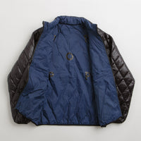 Pop Trading Company Quilted Reversible Jacket - Black thumbnail