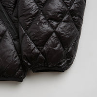 Pop Trading Company Quilted Reversible Jacket - Black thumbnail