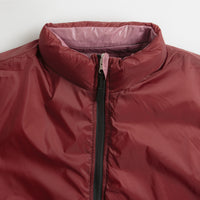 Pop Trading Company Quilted Reversible Puffer Jacket - Mesa Rose / Fired Brick thumbnail
